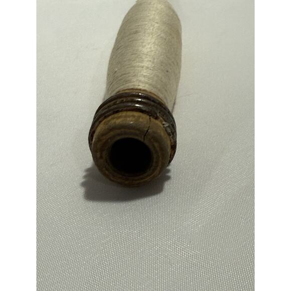 Vintage Antique Wood Spool Textile Mill Bobbins Primitive Industrial Sewing - Picture 6 of 10